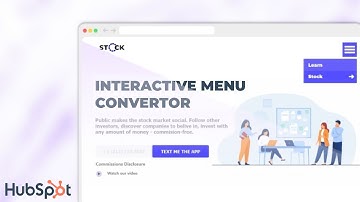 Interactive Menu Convertor | Tutorial Video | HubSpot Module » CodeDuplex