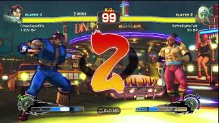 Double Perfects SSF4 - X (T.Hawk) vs Kremeyhater (El Fuerte)