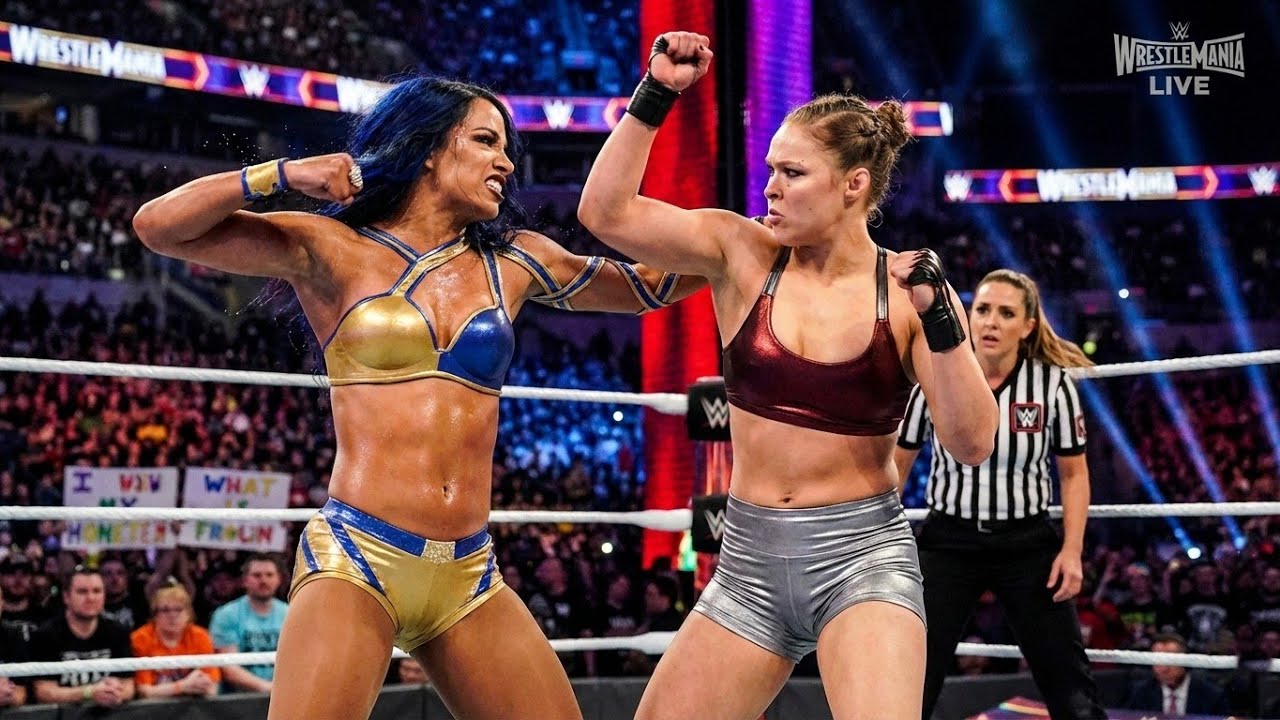 Ronda Rousey vs Sasha Banks | Full Match | WWE 2K25 Gameplay