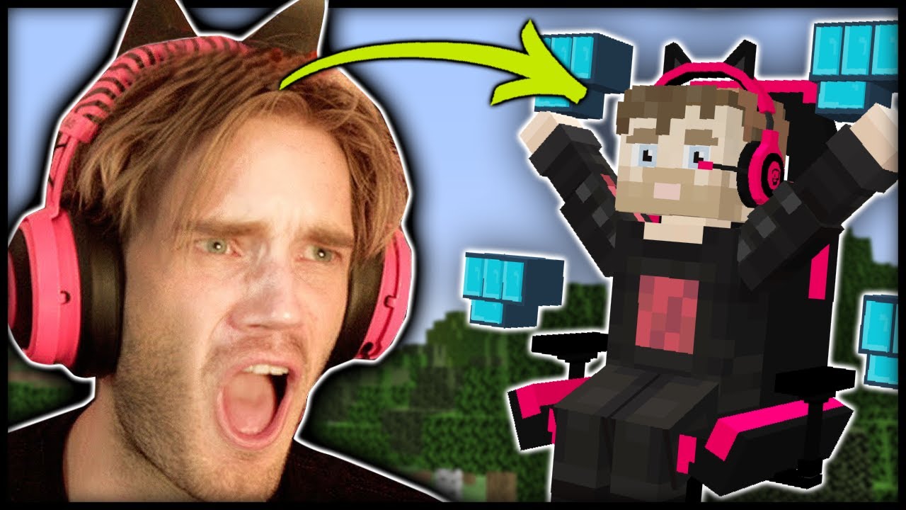 I Added Pewdiepie To Minecraft Youtube