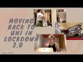 MOVING BACK TO UNI IN LOCKDOWN 3.0 | VLOG