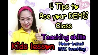 Tips for Online Demo Teaching ( 51Talk Demo ) ( ESL demo - Kids Lesson ) (Tagalog/English) Tips for Online Demo Teaching ( 51Talk Demo ) ( ESL demo - Kids Lesson ) (Tagalog/English)
