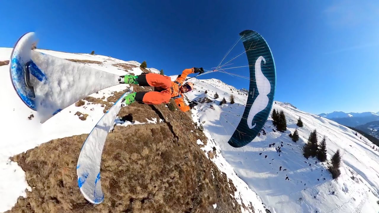 Speedflying Lenzerheide with Flare Moustache in Switzerland