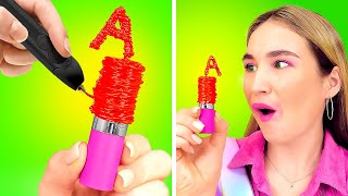 Kreative 3D-Stift Hacks Und Ideen Für Schmuck || Fantastische Bastel-Tricks Auf 123 Go Like!