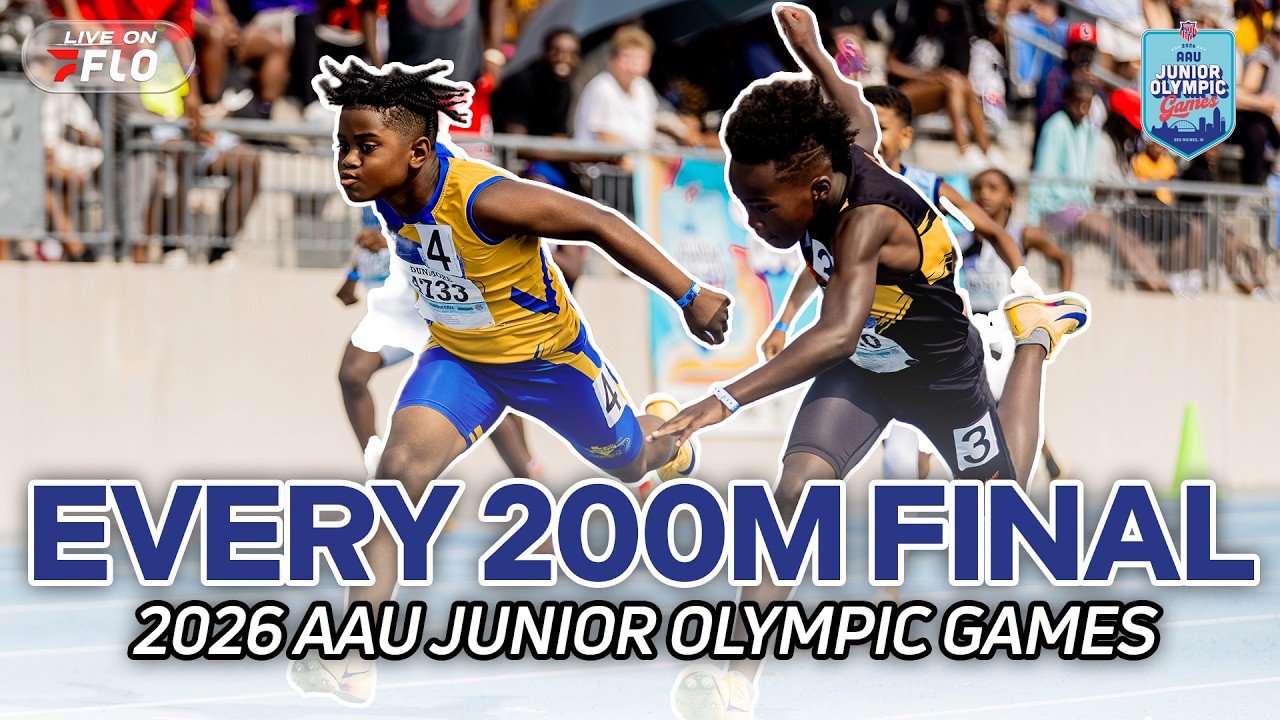 The Fastest Youth Track & Field Athletes In The World | 2026 AAU Junior Olympic Games 200m Finals