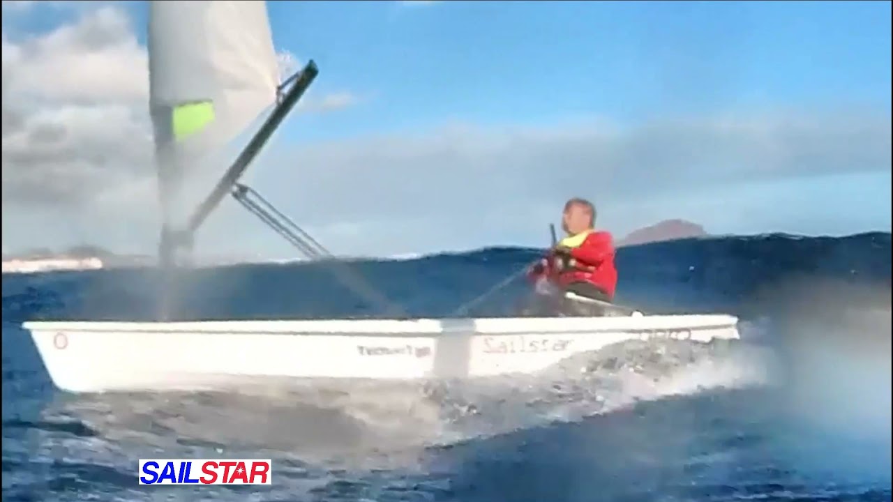 RS Aero sailing December 2021, Tenerife