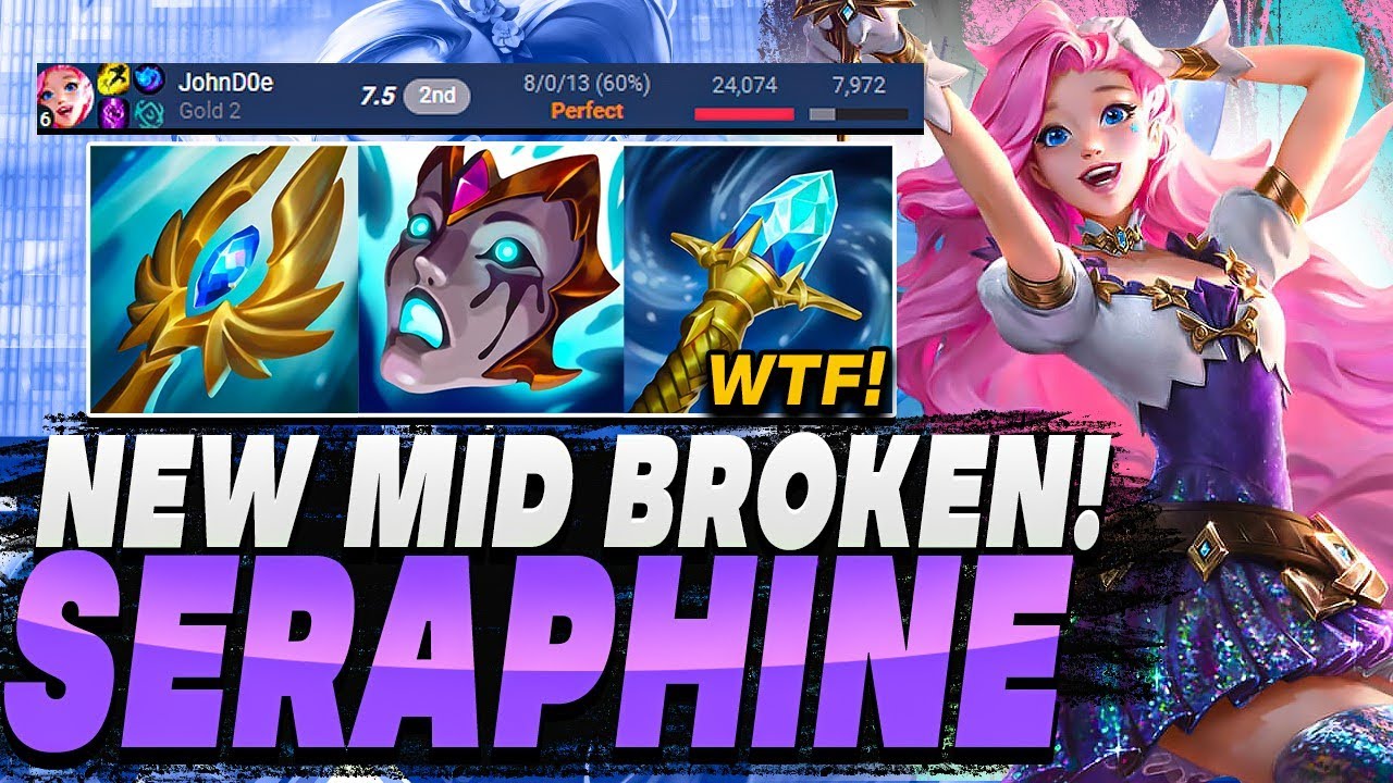 HOW TO PLAY SERAPHINE MID CARRY FOR BEGINNERS SEASON 12 League Of