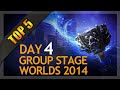 Top 5 Plays - Worlds Group Stage 1 Day 4 (League of Legends)