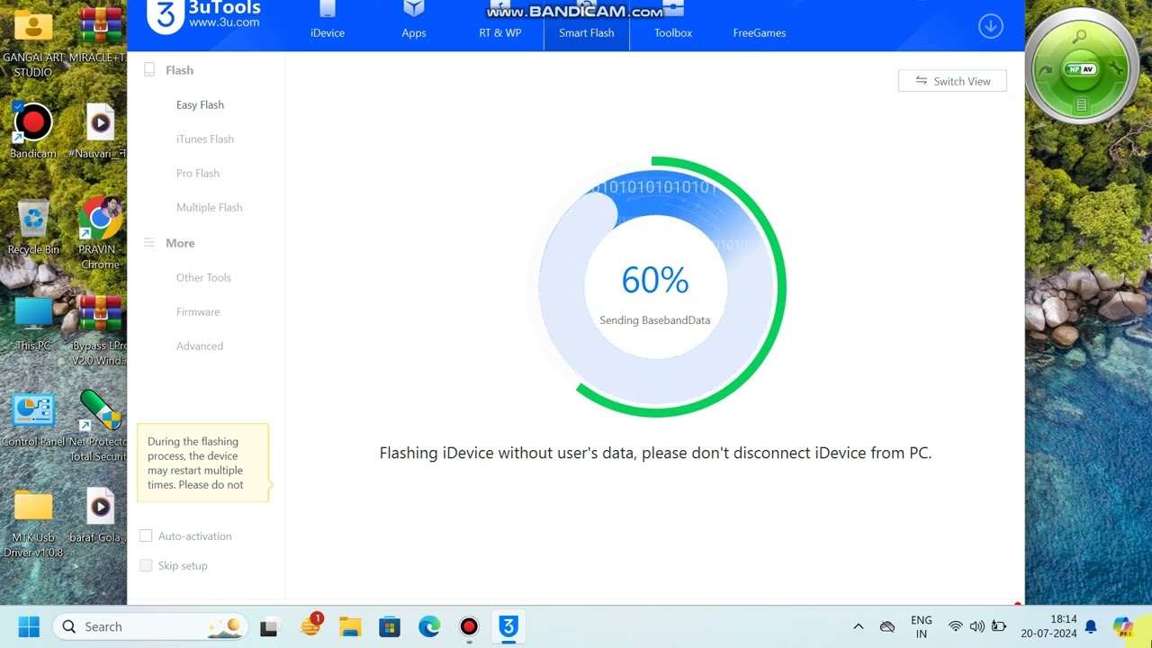 Iphone 6s Flashing Apple Id Bypass 3u tool 