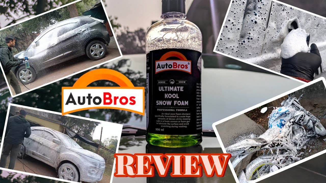 Best Snow Foam Car Shampoo 2024 || Auto Bros Ultimate Kool Snow Foam Review