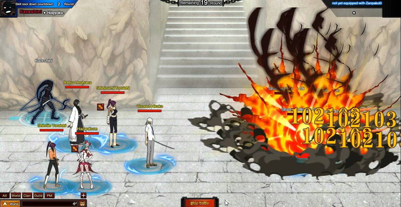 Bleach Online (Conquest of Might Zanpakuto Normal) Gameplay 