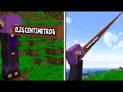 Se você pudesse jogar minecraft CRESCENDO SEU NARIZ... QUE TAMANHO chegaria?