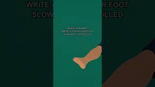 "My ankle feels unstable and like it could roll even on completely flat ground." Here is the neur