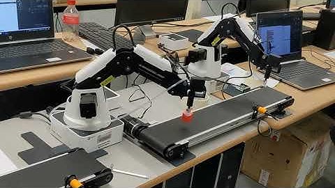 Dobot Robot Arm EPCC Robotics Class Sorting by Color and Laser Marking