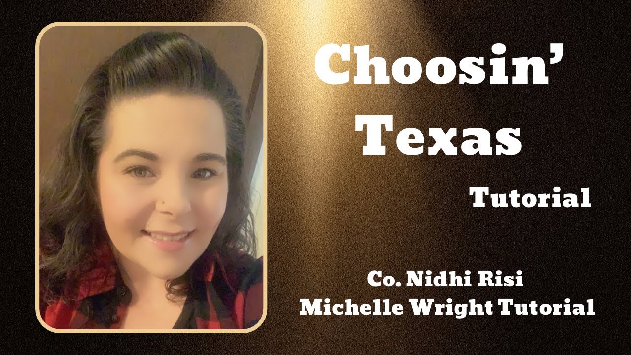 Choosin’ Texas Line dance tutorial Beginner choreography by Nidhi Risi