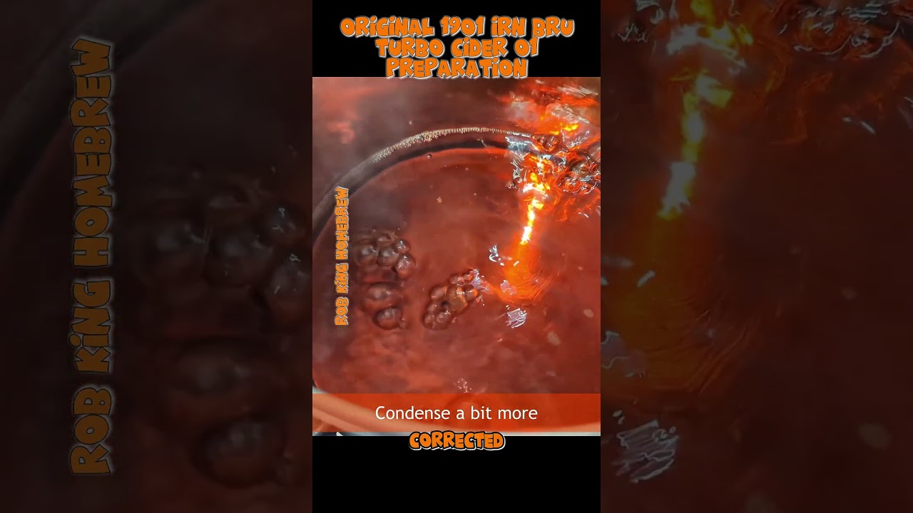 How to prepare an Irn Bru Turbo Cider Original Recipe 1901 01
