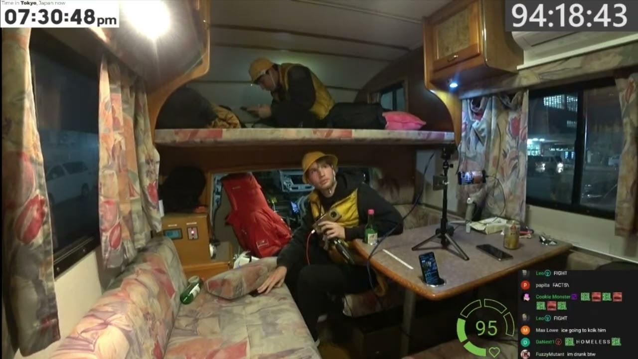 ice poseidon watches the Cx effect take over slightlyhomeless as he loses it, fire sales go bad