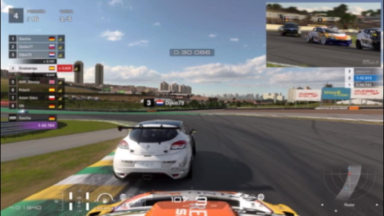 Gran Turismo 7 Carreras Diarias Gr.4 Renault Interlagos Dual Cam P3