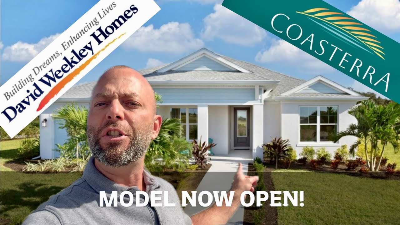 Дома от David Weekley Homes в районе Coasterra в Пальметто, Флорида (обзоры новых домов в Пальмет...