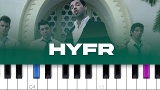 Drake - Hyfr Hell Ya F Ing Right Piano Tutorial