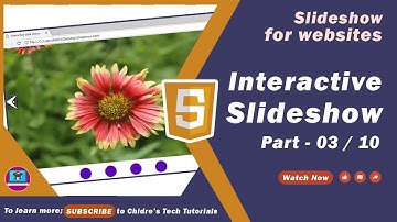 Automatic Image Slideshow in HTML, CSS & JS Part 9 - Slideshow for Websites Tutorial 09 🚀