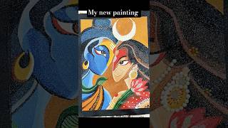 Shiv Parvati Abstract Painting 🔱✨ | Divine Love in Modern Art 🎨 | artisartstudio