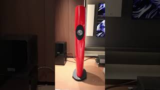 Beautiful red KEF Blade 2. #stereo #beautiful #hiend #enthusiasts #music #hobby #kefaaudio #ok