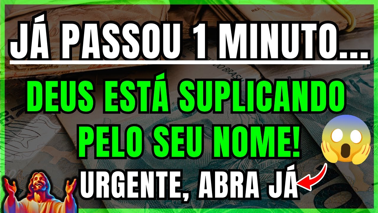 DEUS DIZ: VOCÊ ACABA DE SER ESCOLHIDO! EM 11 MINUTOS, UM MILAGRE URGENTE MUDARÁ SUA VIDA FINANCEIRA!