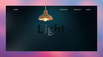 Animation Text Light using HTML CSS Only
