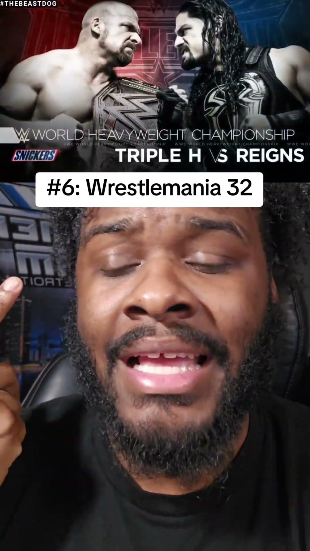 Ranking WWE Wrestlemania Match Card Graphics #wwe