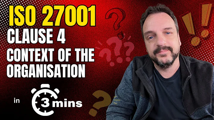 ISO 27001 Clause 4  Context of the Organisation in 3 minutes