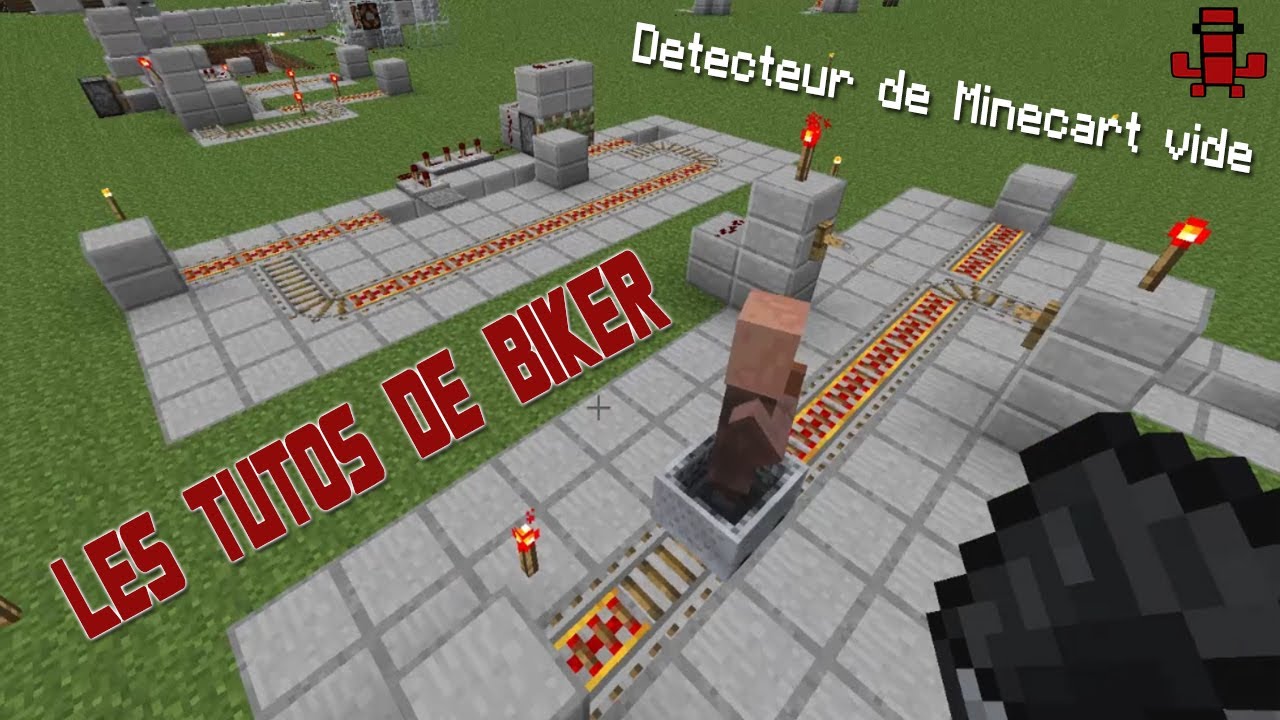 Tuto Minecraft • Deux Detecteurs de Minecart vide ! - YouTube