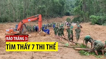Tìm thấy 7 thi thể thuộc đoàn 13 cán bộ mất tích ở thủy điện Rào Trăng 3