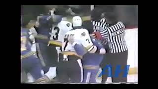 NHL Apr. 5, 1979 Boston Bruins v Buffalo Sabres (R) Dennis O'Brien v Dave Schultz