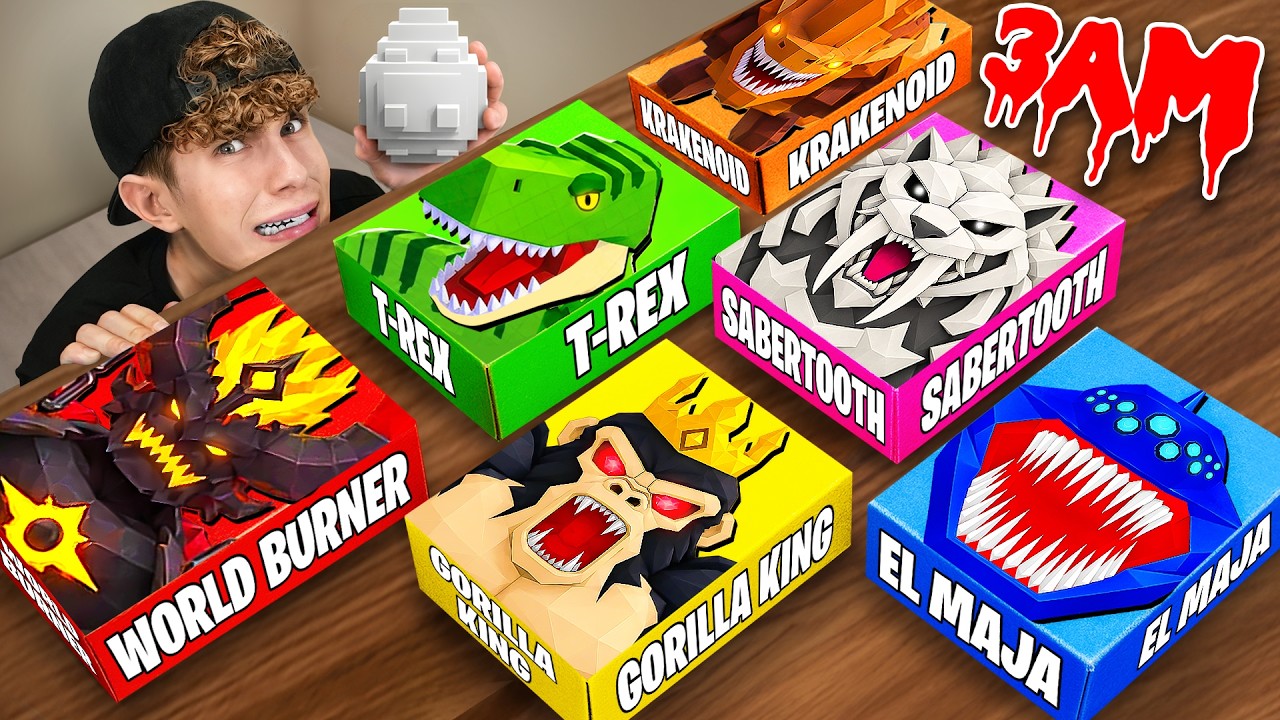 ÖFFNE NIEMALS MYSTERY STEAL AN EGG ROBLOX BOXEN um 3 UHR!!