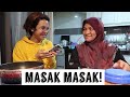 masak masak with my mom ! (Kek batik)