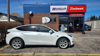 2021 Tesla Model Y (windshield replacement)