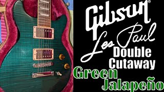 Gibson Les Paul Double Cutaway In Green Jalapeno