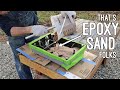 Filling my milling machine with epoxy sand to increase rigidity