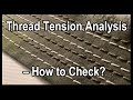 Thread tension - in depth review - industrial sewing - Juki machine