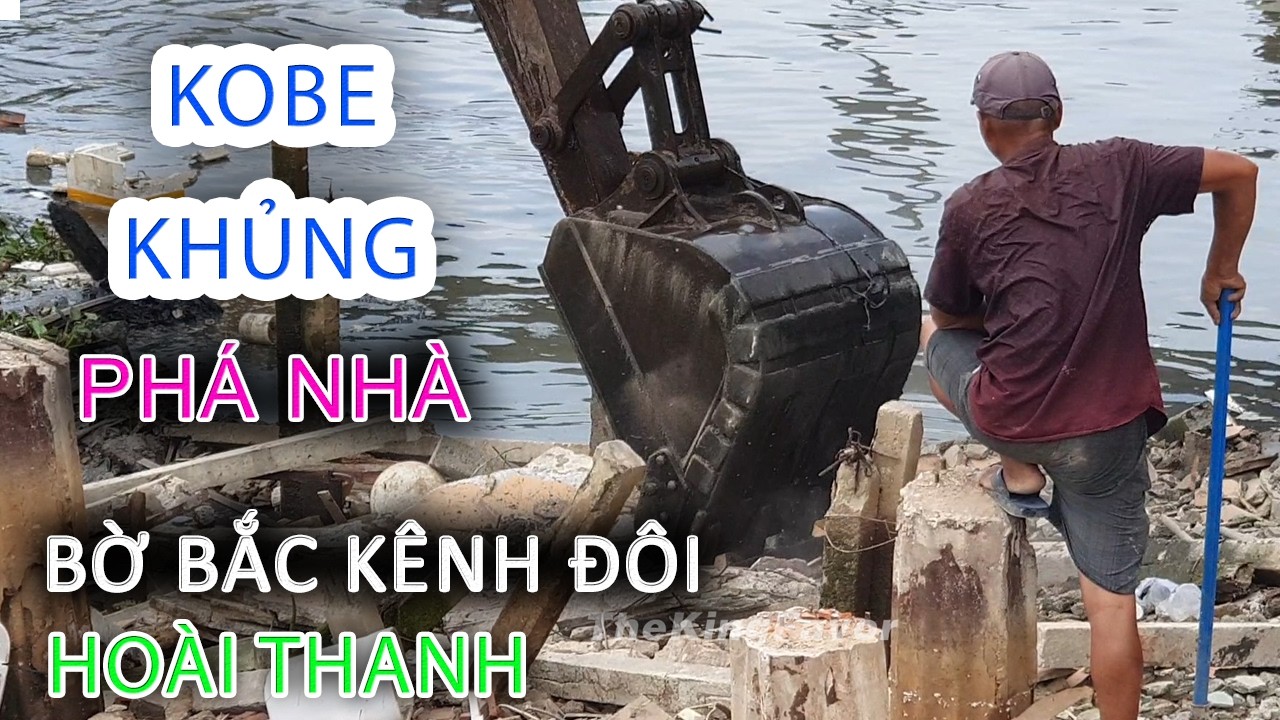 Kobe khủng PHÁ DỠ Căn nhà 33 năm Làm Bàn Ghế Đá BỜ BẮC KÊNH ĐÔI Hoài Thanh Quận 8 - Sài Gòn ngày nay