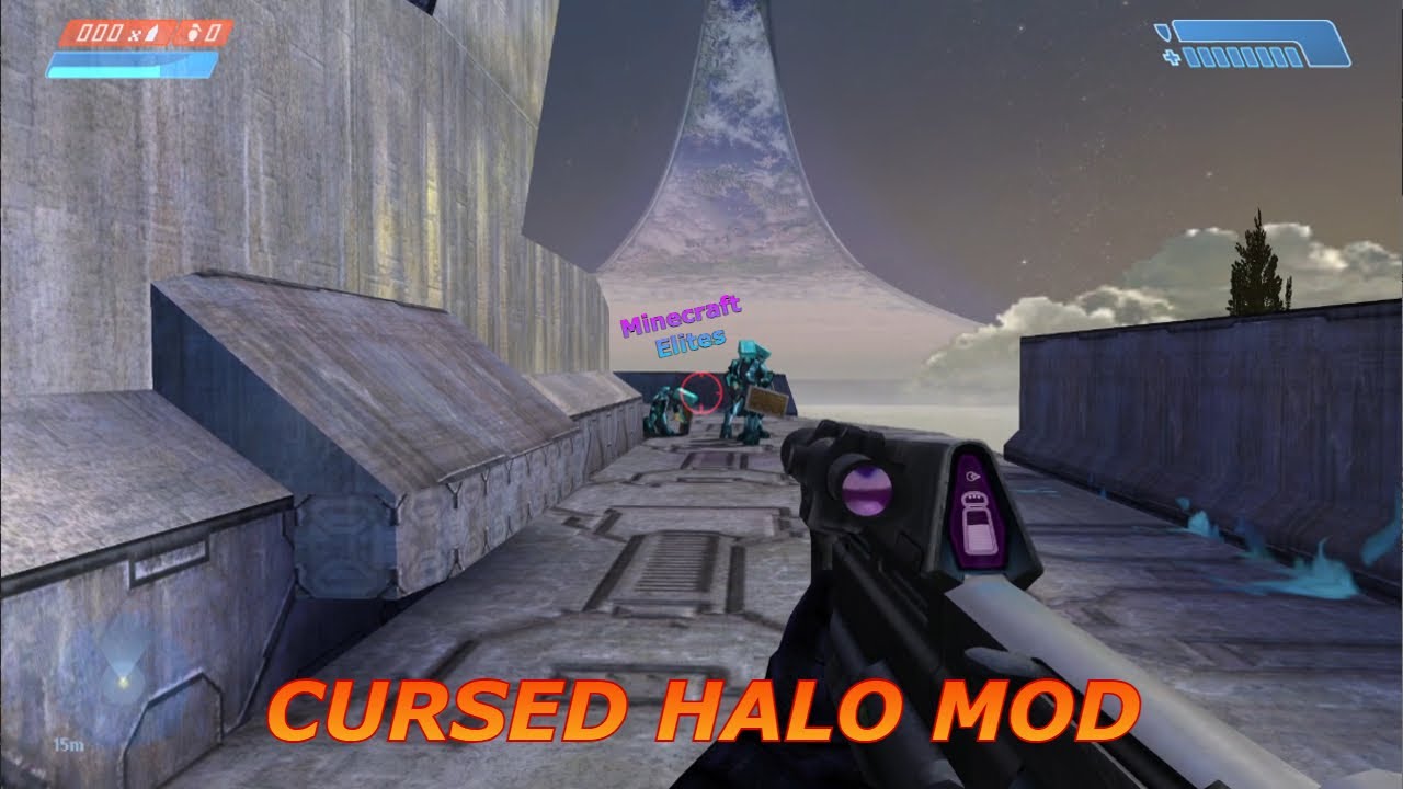 Combat EVOLVED Backwards?!?!?! Cursed Halo Mod is so much fun! - YouTube