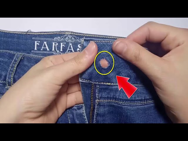 How to fix the buttons of jeans in an amazing way Repair your