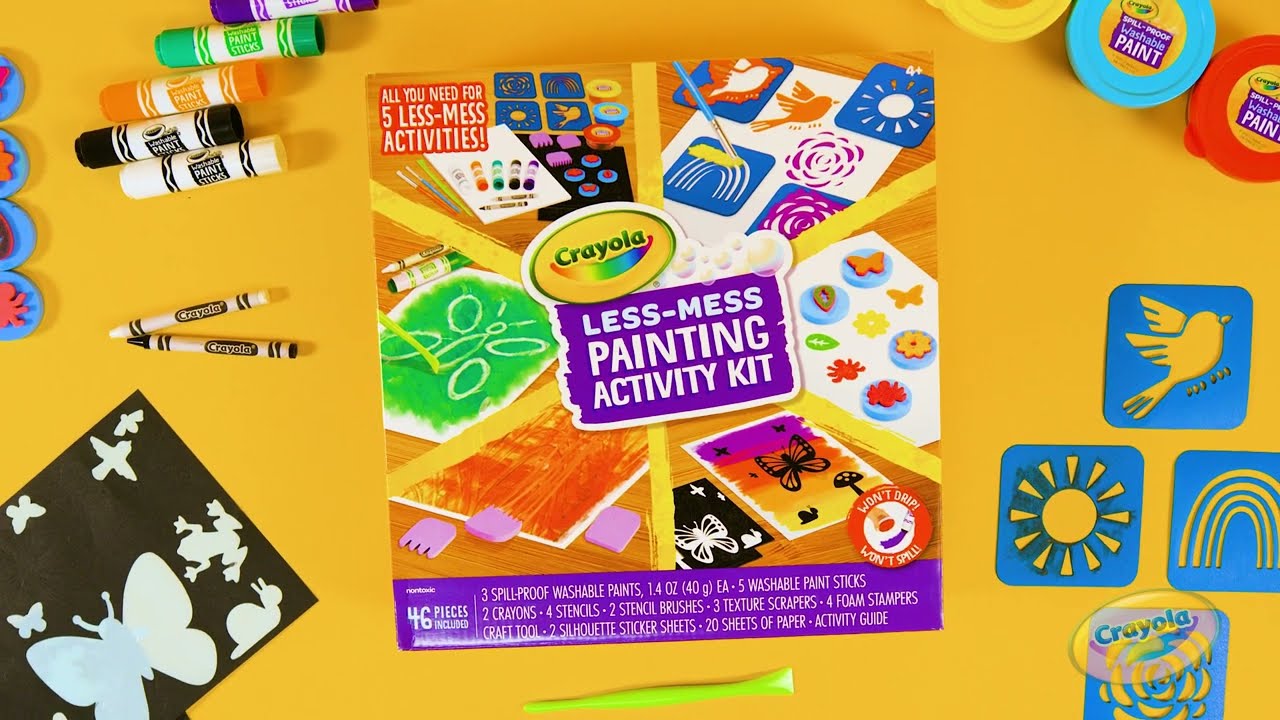 6 Paint Sticks, Paint Set for Kids, Crayola.com