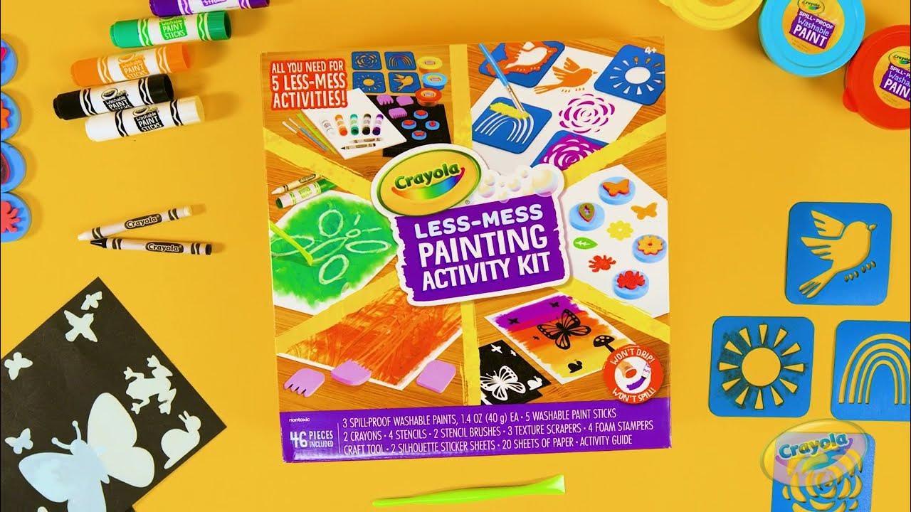 Crayola Less Mess Painting Activity Kit