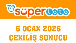 Süper Loto Çekiliş Sonucu 6 Ocak 2026