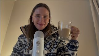 ASMR coffee whisper ramble ☕️ (cupped whispers + tingly tongue clicking)
