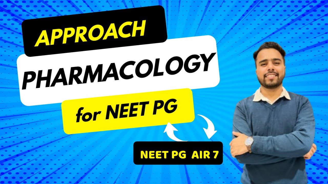 STRATEGY | PHARMACOLOGY FOR NEET PG - YouTube