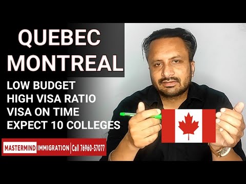 Quebec Montreal Study Visa | Low Budget | Fast Process | Apply Montreal Study Visa |