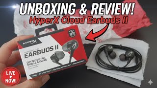 Unboxing HyperX Cloud Earbuds 2 Black | BestGaming Earbuds? read description 👇 